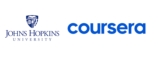 Johns Hopkins Coursera Logo