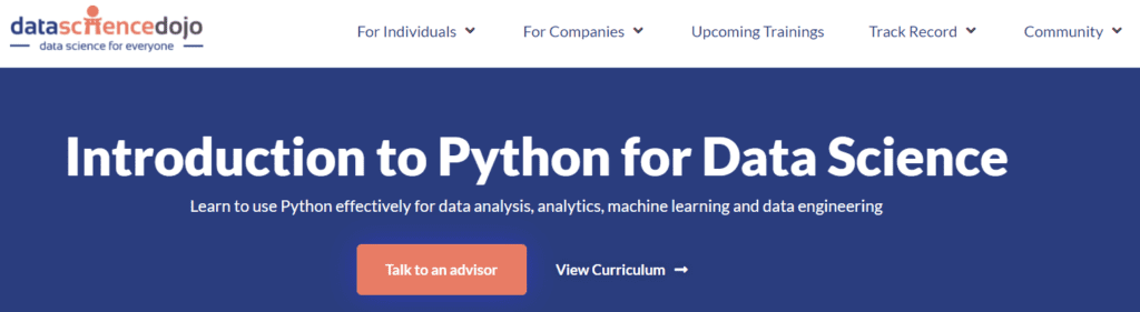introduction to python for data science