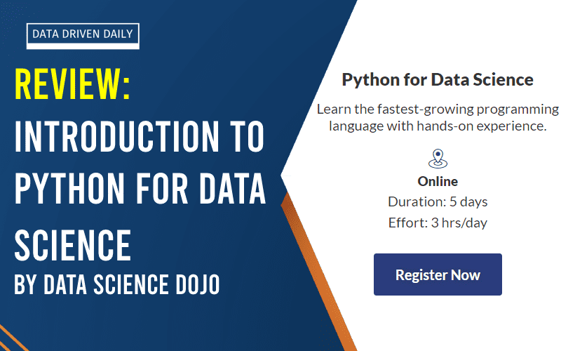 python for data science data science dojo review