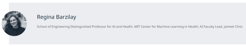 MIT AI Healthcare Faculty