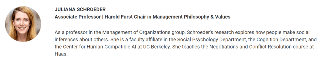 Berkeley CEO Program Faculty
