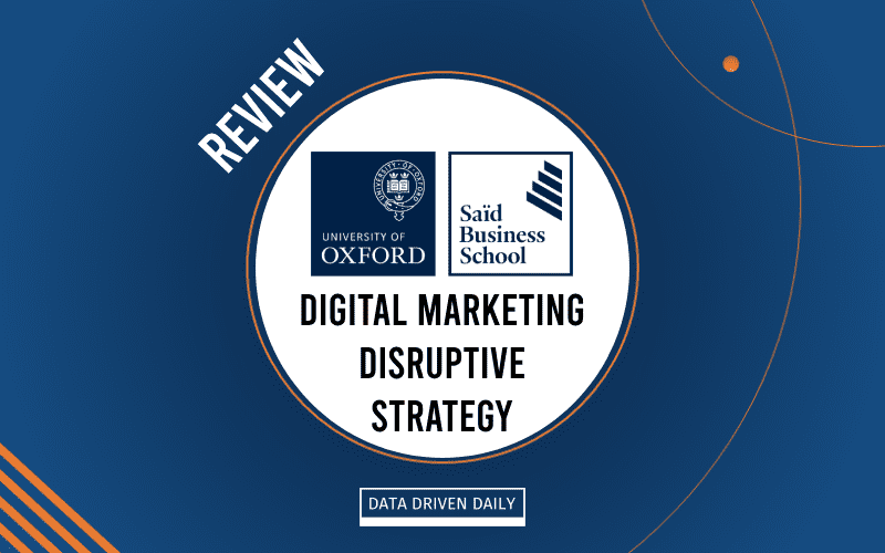 Oxford digital marketing disruptive strategy review