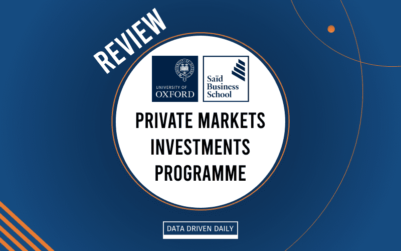 Oxford Private Markets Investments Programme Review