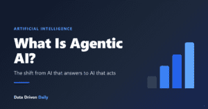The ladder of AI autonomy from generative AI to agentic AI.