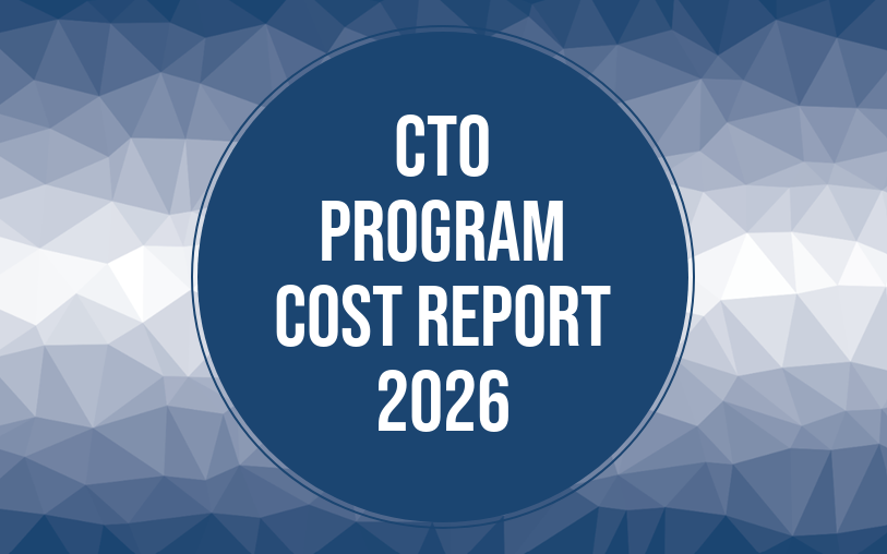 CTO Program Cost Report 2026 chart summary by Data Driven Daily